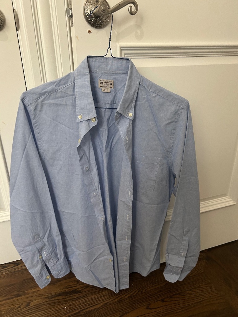 J crew blue shirt